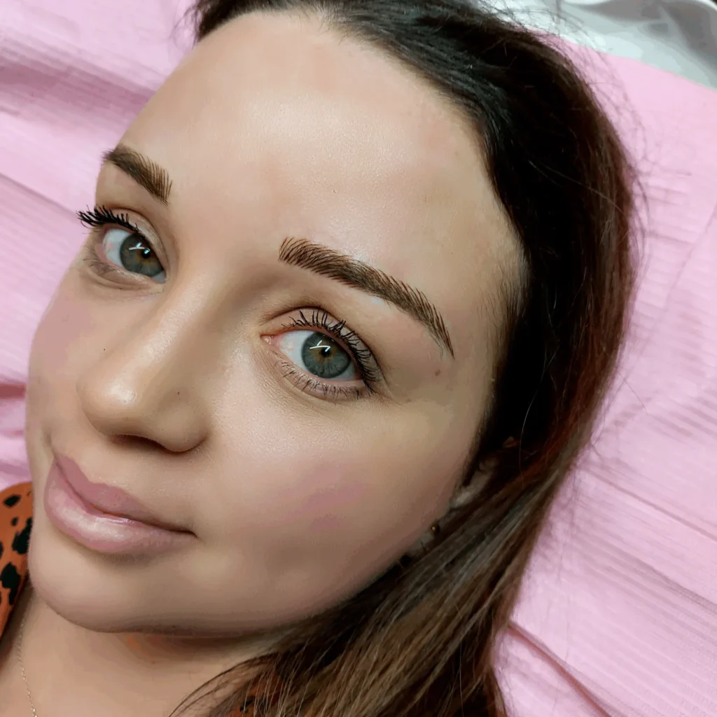 PhiBrows microblading using Phi pigments in Sleaford Lincolnshire by PrettyInk